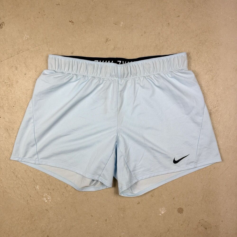 Nike Dri-FIT Athletic Running Shorts 4.5” Inseam Women’s Blue Size Medium